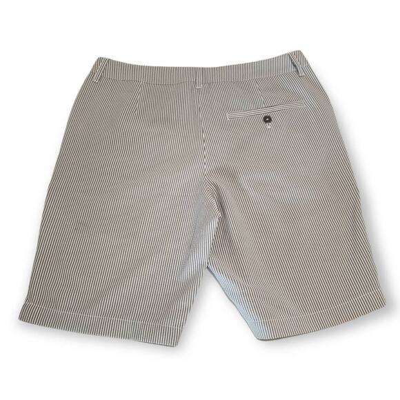 Golf America Womens Gray Striped Shorts - Size 6P - Picture 2 of 7